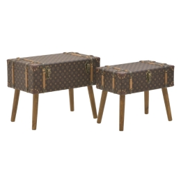 ΜΠΑΟΥΛΟ ΣΕΤ 2 ΤΕΜ SARNO INART ΚΑΦΕ PU 60X34X45ΕΚ