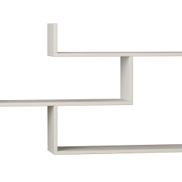 ΡΑΦΙΕΡΑ ΤΟΙΧΟΥ TIBER PAKOWORLD ΧΡΩΜΑ ΛΕΥΚΟ 120X22X67ΕΚ