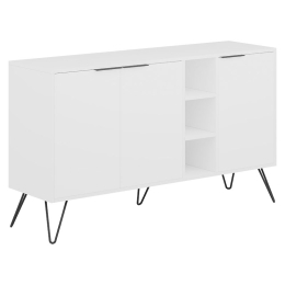 ΜΠΟΥΦΕΣ CLARA PAKOWORLD ΛΕΥΚΟ 142X35.5X83ΕΚ