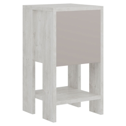 ΚΟΜΟΔΙΝΟ EMA PAKOWORLD ΧΡΩΜΑ ΛΕΥΚΟ ANTIQUE-ΜΟΚΑ 30X30X55ΕΚ