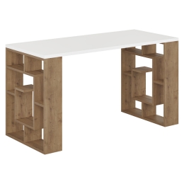 ΓΡΑΦΕΙΟ LABIRENT PAKOWORLD ΧΡΩΜΑ ΛΕΥΚΟ-ΚΑΡΥΔΙ 140X60X75ΕΚ