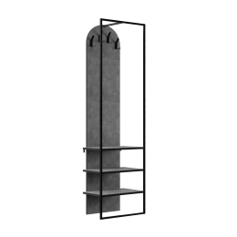 ΕΠΙΠΛΟ ΕΙΣΟΔΟΥ ARCHY PAKOWORLD ΜΕΛΑΜΙΝΗΣ ΑΝΘΡΑΚΙ 53X32X180ΕΚ