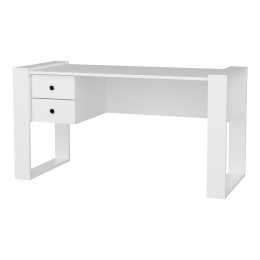 ΓΡΑΦΕΙΟ ΕΡΓΑΣΙΑΣ ASTIN PAKOWORLD ΜΕΛΑΜΙΝΗΣ ΛΕΥΚΟ 138X60X72ΕΚ