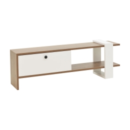 ΕΠΙΠΛΟ ΤΗΛΕΟΡΑΣΗΣ SALON PAKOWORLD ΧΡΩΜΑ ΚΑΡΥΔΙ-ΛΕΥΚΟ 120X25X37ΕΚ
