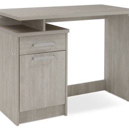 ΓΡΑΦΕΙΟ ΕΡΓΑΣΙΑΣ LOONEY PAKOWORLD ΧΡΩΜΑ WHITE WASH 100X55X75ΕΚ