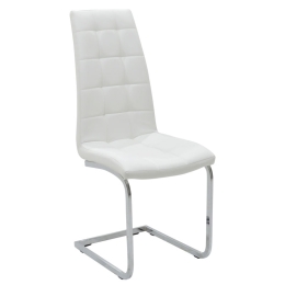 ΚΑΡΕΚΛΑ DARRELL PAKOWORLD PU ΛΕΥΚΟ-ΒΑΣΗ ΧΡΩΜΙΟΥ 42X49X106ΕΚ