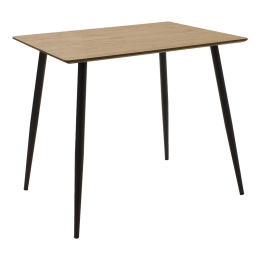 ΤΡΑΠΕΖΙ CUBA PAKOWORLD MDF SONOMA-ΜΑΥΡΟ 70X70X75ΕΚ