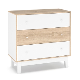 ΣΥΡΤΑΡΙΕΡΑ AWELL PAKOWORLD 3ΩΝ ΣΥΡΤΑΡΙΩΝ SONOMA-ΛΕΥΚΟ 90X44X88,5ΕΚ