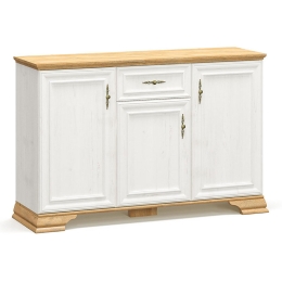 ΜΠΟΥΦΕΣ JADEN PAKOWORLD GOLDEN OAK-ΛΕΥΚΟ ANTIQUE 137,5X39X88,5ΕΚ