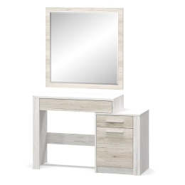 ΤΟΥΑΛΕΤΑ-ΚΑΘΡΕΠΤΗΣ NERUDA PAKOWORLD ΛΕΥΚΟ ANTIQUE-OAK 114,5X39,5X76ΕΚ