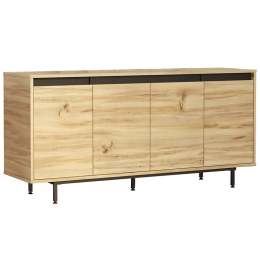 ΜΠΟΥΦΕΣ JETHRO PAKOWORLD SONOMA-WENGE 160X44.5X75.5ΕΚ