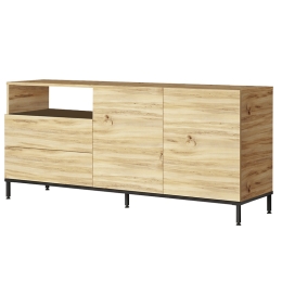 ΜΠΟΥΦΕΣ EVALUATE PAKOWORLD SONOMA-WENGE 170X46.5X75.5ΕΚ