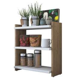 ΡΑΦΙΕΡΑ ANTHIA PAKOWORLD ΚΑΡΥΔΙ-ΛΕΥΚΟ 43.5X15X45ΕΚ