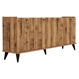 ΜΠΟΥΦΕΣ LIRETA PAKOWORLD ΜΕΛΑΜΙΝΗΣ ΚΑΡΥΔΙ-ΜΑΥΡΟ 182X41X82.5ΕΚ