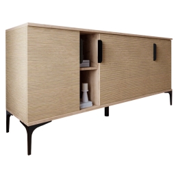 ΜΠΟΥΦΕΣ TAJESY PAKOWORLD ΜΕΛΑΜΙΝΗΣ OAK 180X40X78ΕΚ