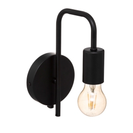 ΦΩΤΙΣΤΙΚΟ ΤΟΙΧΟΥ-ΑΠΛΙΚΑ ZHOLA PAKOWORLD E27 40W ΜΑΥΡΟ 17X12X25ΕΚ