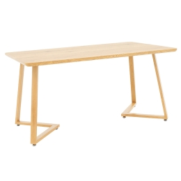 TΡΑΠΕΖΙ GARREN PAKOWORLD MDF ΦΥΣΙΚΟ 150X90X75ΕΚ