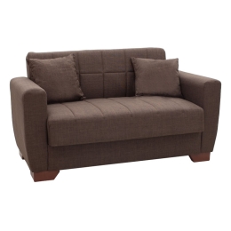 KΑΝΑΠΕΣ ΚΡΕΒΑΤΙ BEVERLY PAKOWORLD 2ΘΕΣΙΟΣ ΥΦΑΣΜΑ ΚΑΦΕ 153X80X78ΕΚ