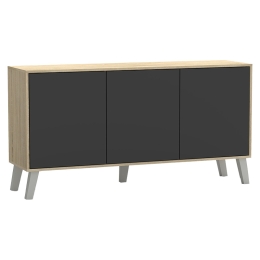 ΜΠΟΥΦΕΣ BILLIE PAKOWORLD SONOMA-ΓΚΡΙ 149X40X77ΕΚ