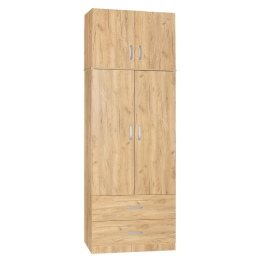 ΝΤΟΥΛΑΠΑ ΔΙΦΥΛΛΗ ΚΑΙ ΠΑΤΑΡΙ ZELIA PAKOWORLD ΦΥΣΙΚΟ 79X42X240ΕΚ.