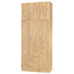 ΝΤΟΥΛΑΠΑ ΤΡΙΦΥΛΛΗ ΚΑΙ ΠΑΤΑΡΙ ZELIA PAKOWORLD ΦΥΣΙΚΟ 90X42X240ΕΚ.