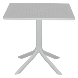 ΤΡΑΠΕΖΙ GROOVY PAKOWORLD PP ΛΕΥΚΟ 80X80X74.5ΕΚ