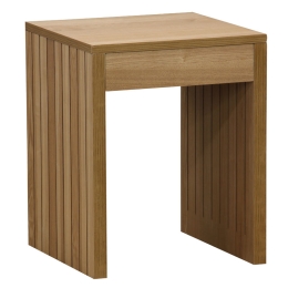 ΒΟΗΘΗΤΙΚΟ ΤΡΑΠΕΖΙ FOCUSED PAKOWORLD MDF ΦΥΣΙΚΟ 40X40X50ΕΚ