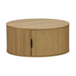 ΤΡΑΠΕΖΙ ΣΑΛΟΝΙΟΥ SCANDI PAKOWORLD MDF ΦΥΣΙΚΟ Φ80X35.5ΕΚ