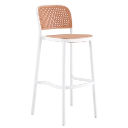 ΣΚΑΜΠΟ ΜΠΑΡ JUNIPER PAKOWORLD ΜΕ UV PROTECTION PP ΜΠΕΖ-ΛΕΥΚΟ 51X52X102.5ΕΚ.