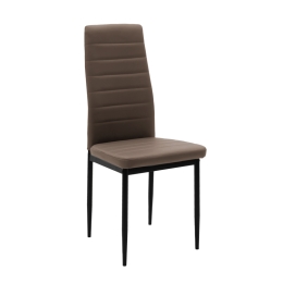 ΚΑΡΕΚΛΑ PARKER PAKOWORLD PU CAPPUCCINO-ΜΑΥΡΟ ΠΟΔΙ 42X48X98ΕΚ