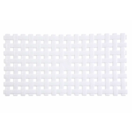 Πατάκι Αντιολισθητικό Plexo 00265.001 White 36Χ72 36x72cm PVC