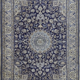 Χειροποίητο Χαλί Persian Nain Fine Wool-Silk 200Χ306 200Χ306cm