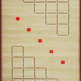 Χαλί Domoral Clac 0802 Beige-Red 180Χ280cm