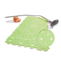 Πατάκι Αντιολισθητικό Fiore 00087.011 Green 34Χ74 34x74cm PVC