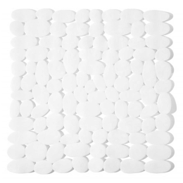 Πατάκι Αντιολισθητικό Marathon 00248.001 White 54Χ54 54x54cm PVC