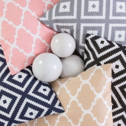 Borea Σεντόνι Mix & Match Moroccan Διπλό 220 x 240 cm Γκρι