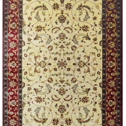 Χαλί Nain 6284-160 Brown-Beige Merinos 166Χ236cm