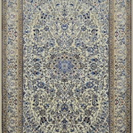 Χειροποίητο Χαλί Persian Nain Wool-Silk 310Χ199 310Χ199cm