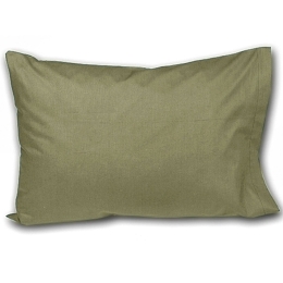 Σεντόνι Unicolor Olive Green με Λάστιχο Nima Μονό 100x200cm Με Λάστιχο 100% Βαμβάκι