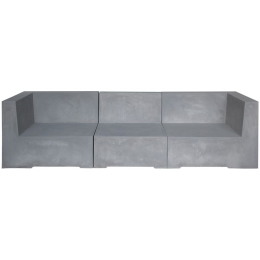 CONCRETE 3ΘΕΣΙΟΣ ΚΑΝΑΠΕΣ ΚΗΠΟΥ - ΒΕΡΑΝΤΑΣ, CEMENT GREY