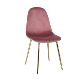 CELINA ΚΑΡΕΚΛΑ ΧΡΩΜΙΟ ΧΡΥΣΟ, VELURE ANTIQUE PINK