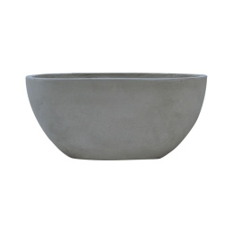 FLOWER POT-4 CEMENT GREY 56X27X26CM