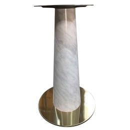SCOTT ΒΑΣΗ ΤΡΑΠΕΖΙΟΥ GOLD INOX #201 (23,20 KG) / ΚΟΛΩΝΑ ΑΠΟΧΡΩΣΗ ΜΑΡΜΑΡΟ