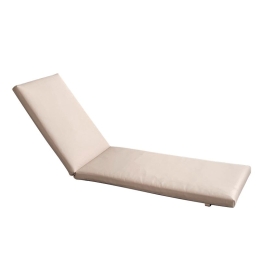 SUNLOUNGER ΜΑΞΙΛΑΡΙ ΞΑΠΛΩΣΤΡΑΣ PVC ΜΠΕΖ ΜΕ ΦΕΡΜΟΥΑΡ & VELCRO (FOAM+POLYESTER)