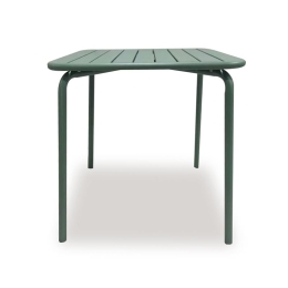 BRIO SLAT ΤΡΑΠΕΖΙ-PRO ΚΗΠΟΥ - ΒΕΡΑΝΤΑΣ, ΜΕΤΑΛΛΟ ΒΑΦΗ SANDY GREEN 5635C