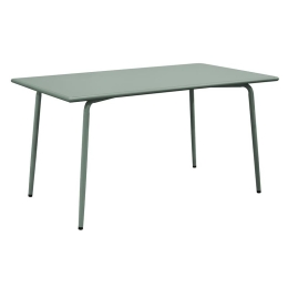 BRIO FLAT ΤΡΑΠΕΖΙ-PRO ΚΗΠΟΥ - ΒΕΡΑΝΤΑΣ, ΜΕΤΑΛΛΟ ΒΑΦΗ SANDY GREEN 5635C