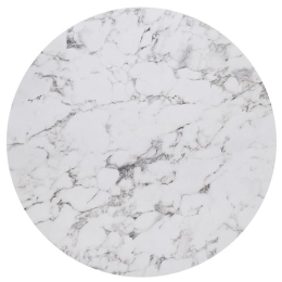 HPL (HIGH PRESSURE LAMINATED) ΕΠΙΦΑΝΕΙΑ ΤΡΑΠΕΖΙΟΥ ΑΠΟΧΡΩΣΗ WHITE MARBLE, UV
