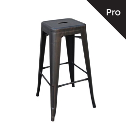 RELIX ΣΚΑΜΠΟ BAR-PRO, ΣΤΟΙΒΑΖΟΜΕΝΟ, ΜΕΤΑΛΛΟ ΒΑΦΗ ANTIQUE BLACK