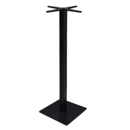 PRATO ΒΑΣΗ ΤΡΑΠΕΖΙΟΥ BAR 45X45CM H.108CM ΜΕΤΑΛΛΟ ΒΑΦΗ ΜΑΥΡΟ / 14,50KG