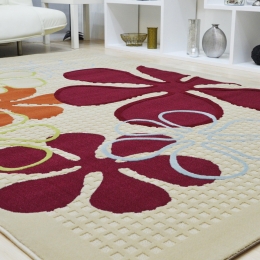 Χαλί Tredy 1725/1201 Beige-Red 200X290cm